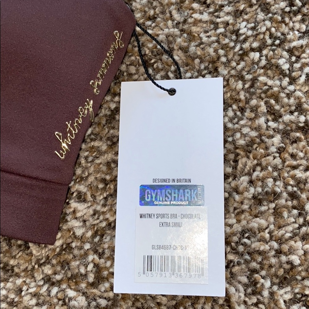 ‼️SOLD‼️Gymshark Whitney Cherry Chocolate Bra - Picture 6 of 7